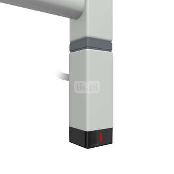 Grzałka TERMA One K30x30, 800W Tuba, RAL 7035, kabel spiralny z wtyczką [srebrzysty, 2,5m, logo Terma, instr. TERMA]