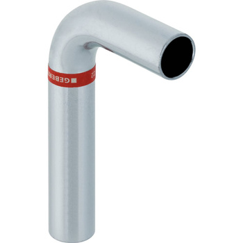 Kolano 90' GEBERIT Mapress C-Stahl bose, stal (ocynk galwaniczny/elektrolityczny) (ocynk), 54 mm, DN 50 x 54 mm x DN 50 (końcówka wciskana x końcówka wciskana)