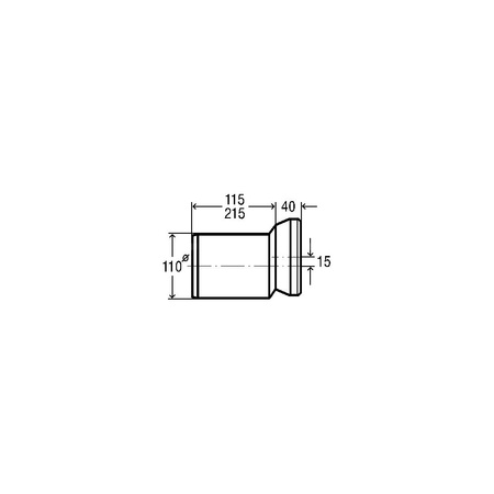 Rura przyłączeniowa tworzywo sztuczne, nr wzoru 3815.1PL