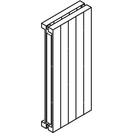 Grzejnik płytowy typ 20 KERMI HVN wym. 2400 x 1120 mm, kolor biały, moc 4103 W