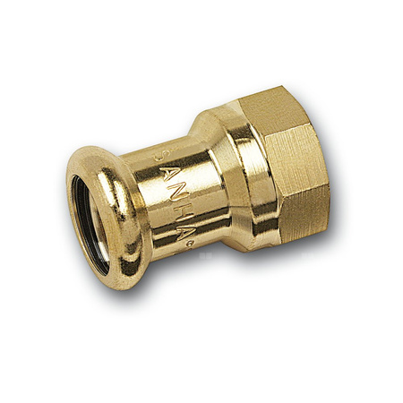 Mufa SANHA PURAPRESS, brąz, 76,1 mm x 2 1/2'' (zw x GW)