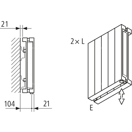 Grzejnik płytowy typ 20 KERMI HVN wym. 1600 x 1190 mm, kolor biały, moc 2906 W