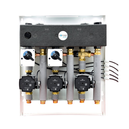 CONCEPT Zestaw MIX-BOX 223 z grupami GP-T/GP-T/GP-TC MIX BOX 20, z pompami Grundfos UPM3S Auto 15-60 