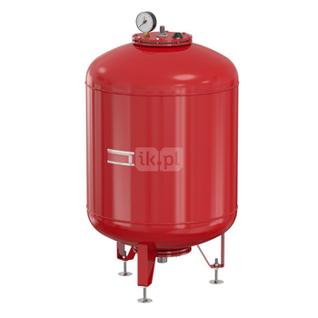 Naczynie wzbiorcze stojące FLAMCO MEIBES Flexcon M, pojemność 600 l 3-, 6 bar / 120'C fi1 1/4'', kolor czerwony, do instalacji