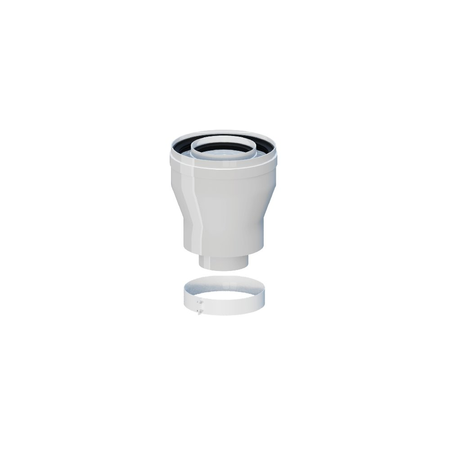 Adapter redukowany Ariston, Vaillant, Beretta, Saunier Duval, Chaffoteaux  [60/100-80/125]mm