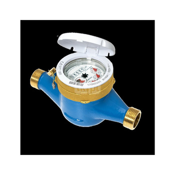 Wodomierz wielostrumieniowy suchobieżny, typu GMDM-I DN 15 Q3=2,5 m3/h R100/50, Tmax: 90st.C, L=165 mm