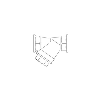 Filtr typu Y OVENTROP NZ brąz Gwint wewnętrzny 1 1/4'', oczka 0.6 mm