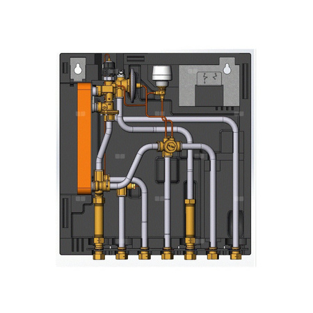Danfoss EvoFlat FSS StS 2, w/bypass, w/1 CW meter, w/EPP front, 49kW