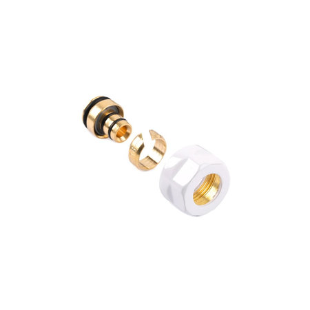 Adapter na alupex CYLINDER, GW 3/4"-fi16x2, Biały, (A58702E9016)