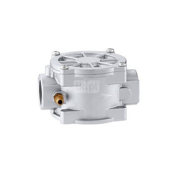 Filtr gazowy 11/2". Przyłącza z gwintem wewnętrznym.