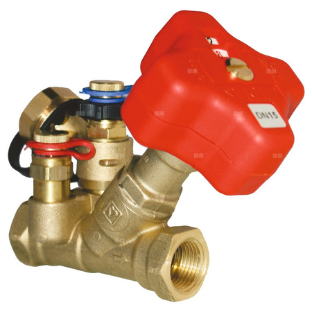 Zawór regulacyjno-pomiarowy HERZ STRÖMAX 4017 ML mosiądz, DN 15 Gwint wewnętrzny x Gwint wewnętrzny, 0.88 Kvs