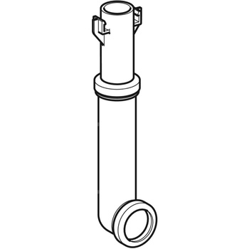 Rura spłukująca Geberit 90' do stelaży podtynkowych do pisuaru