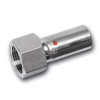 Przejściówka SANHA NiroTherm Press, stal nierdzewna, 18 mm x 1/2'' (zz x GW)