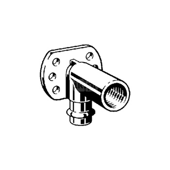 Uchwyt montażowy ścienny VIEGA 2225 brąz Gwint wewnętrzny x zz 1/2'' x 15mm