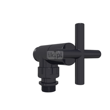 Zestaw reg. kątowy MINIMALIST, GZ 1/2"-fi16x2, fi15, Farba \ RAL 5004