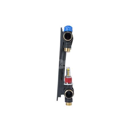 Rozdzielacz do ogrzewania podłogowego AFRISO ProCalida EF1 K 12-obieg. poliamid GZ 1" x Eurocono 3/4" + przepływomierz + zawór napełn/spust