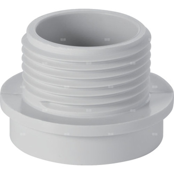 Nypel gwintowany Geberit: G=1'', Biały-alpin