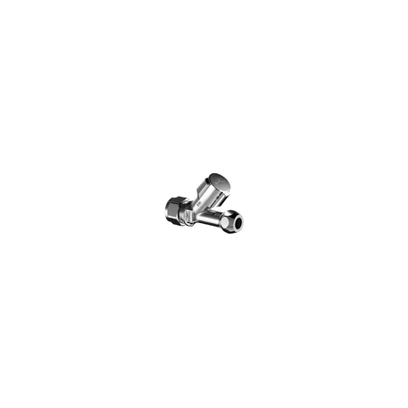 Zawór skośny COMFORT 3/8" 12mm chrom ze znakiem kiwa