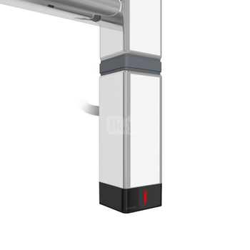 Grzałka TERMA One K30x30, 600W Tuba, Chrom CRO, kabel prosty z wtyczką [srebrzysty, 1,5m, logo Terma, instr. TERMA]