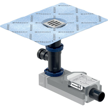 Wpust podłogowy Geberit do natrysku z dopływem: d=50mm