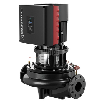 Pompa obiegowa GRUNDFOS TPE 65-340/2 typu in-line z silnikiem znormalizowanym 50/60 Hz, moc silnika 5.5kW 9.95 A PN 16 2920 obr/min