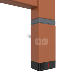 Grzałka TERMA One P30x40, 300W \ Bright Copper, kabel prosty bez wtyczki z maskownicą [srebrzysty 1