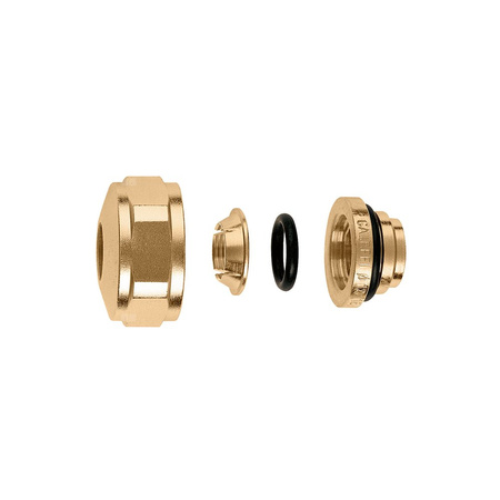 Złączka zaciskowa do rur miedzianych, mosiężnych, ze stali. Z uszczelką O-Ring 3/4-18