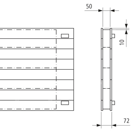 Grzejnik płytowy typ 21 KERMI V-HHV QN817(R), z osłoną wym. 840 x 500 mm, kolor biały, moc 817 W