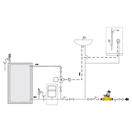 Regulator ciśnienia CALEFFI 5350H, GZ 1 1/4'', 25 bar