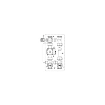 Regumat RTA-180, DN 32,z pompą Wilo PARA 30-180/6-43/SC-9