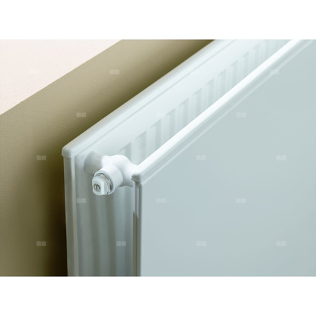 Grzejnik płytowy typ 20 KERMI X2 Plan-V, prawy wym. 505 x 905 mm, kolor biały, moc 729 W