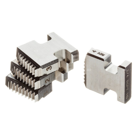 Noże do rur 3/4" BSPT, szybkotnące, odwracalne, prawoskrętne, do głowic gwinciarskich 00-R, 11-R, 12-R, 0-R