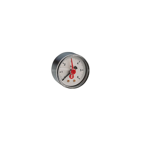 Manometr z rurką Bourdona GIACOMINI R225 (wersja mimośródowa) 0/6 bar Gwint zewnętrzny 1/4'' fi 52 mm, kl. 1,6%