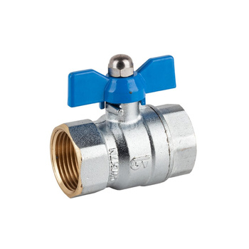 Kurek kulowy do wody zimnej gorącej PN25 z motylkiem ART.3035 3/4