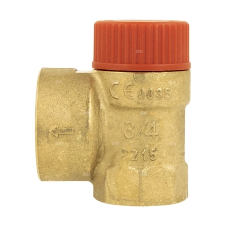Zawór przelewowy AFRISO MS mosiądz 1,5 bar GW 3/4'' x 1''