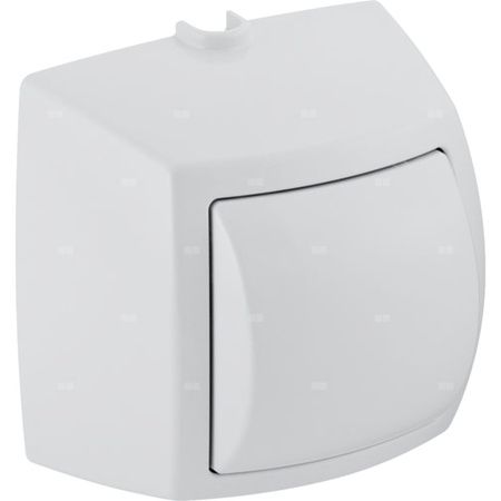 Przycisk ręczny Geberit do spłukiwania jednoilościowego, do systemu spłukiwania WC z pneumatycznym uruchamianiem spłukiwania: chrom błyszczący, chrom matowy, B=10.9cm, H=11.2cm, T=8.2cm, Materiał=Tworzywo sztuczne