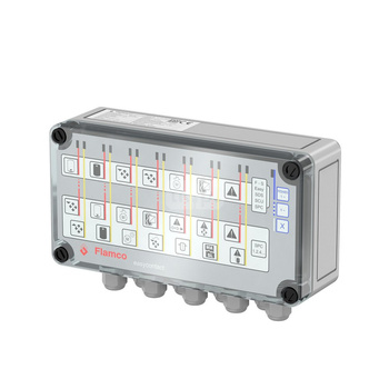 Urządzenie sterujące Sinum Easy 1.0, elektroniczne do wskazywania statusu parametrów roboczych systemu utrzymania ciśnienia.