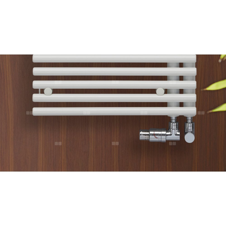 Grzejnik drabinkowy ZEHNDER Forma Asym, wym. 1681 x 596 mm, kolor biały RAL9016, moc 894W