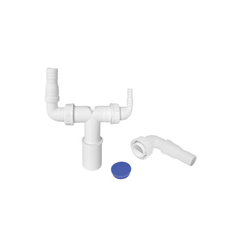 Przyłącze do pralki i suszarki 32/40mm lub podwójne pralkowe, z zaślepką