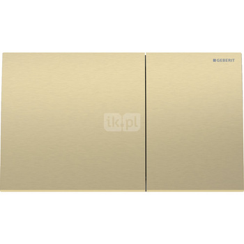 Przycisk uruchamiający Geberit Sigma70, przedni, stal nierdzewna mosiądz, prostokątny