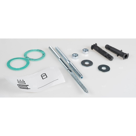 Grupa pompowa AFRISO PrimoTherm K 180-2 DN 25 AP 3-WM-SM GZ x GW 1 1/2'' x 1'', z zaworem mieszającym, z izolacją, z pompą obiegową AFRISO APH 361 25-7/180 mm, z siłownikiem arm 343 proclick