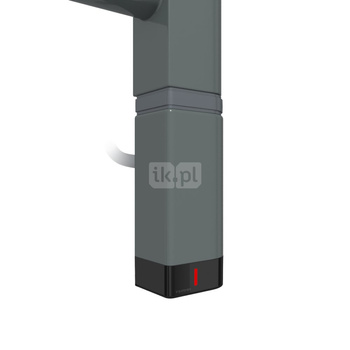 Grzałka TERMA One D30x40 Prawy, 400W \ Tuba, Graphite, kabel spiralny z wtyczką [srebrzysty, 2,5m, logo Terma, instr. TERMA]