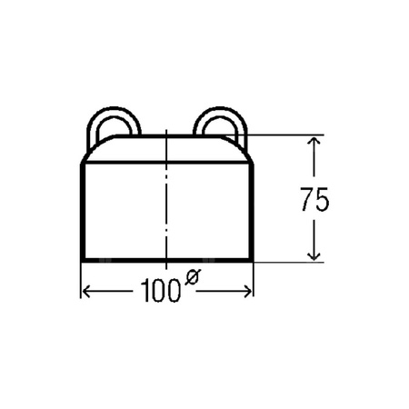 Dzwon, tworzywo sztuczne / szary do odpływów prysznicowych VIEGA 495126