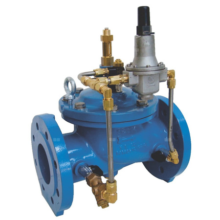 Zawór redukcyjny kołnierzowy (do automatycznej redukcji i stabilizacji ciśnienia za zaworem), typ C101, Pnom 2,5 Mpa DN 80