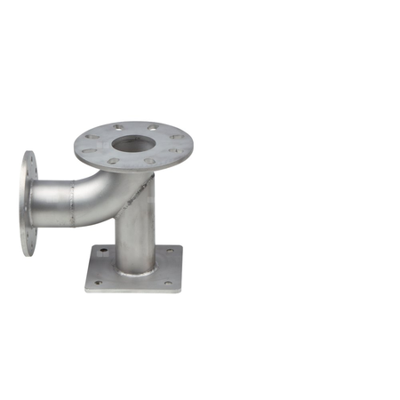 Zestaw montażowy stal, przył. DN 80 dł.492mm szer.200mm AISI304 WILO