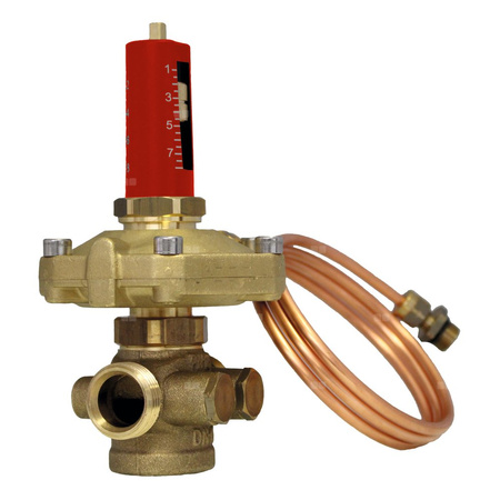 Regulator ciśnienia różnicowego HERZ 30 Kpa, mosiądz DN 50, zakres przepł. 5-30 kPa