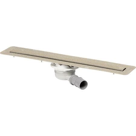 Odpływ prysznicowy prostokątny VIEGA 498276, 900 x 150 x 121 mm, dł: 820 mm, szer: 50 mm, z syfonem