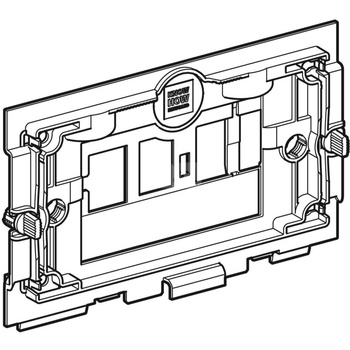 Płytka montażowa Geberit do płyty przykrywającej, zlicowana z powierzchnią ściany, do spłuczki podtynkowej Sigma