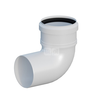 Kolano PP 87° DN200mm z uszczelką [EPDM]