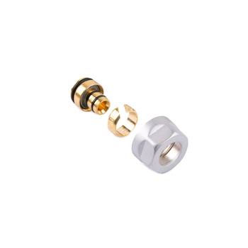 Adapter na alupex CYLINDER, GW 3/4"-fi16x2, Satyna, (A58702R)